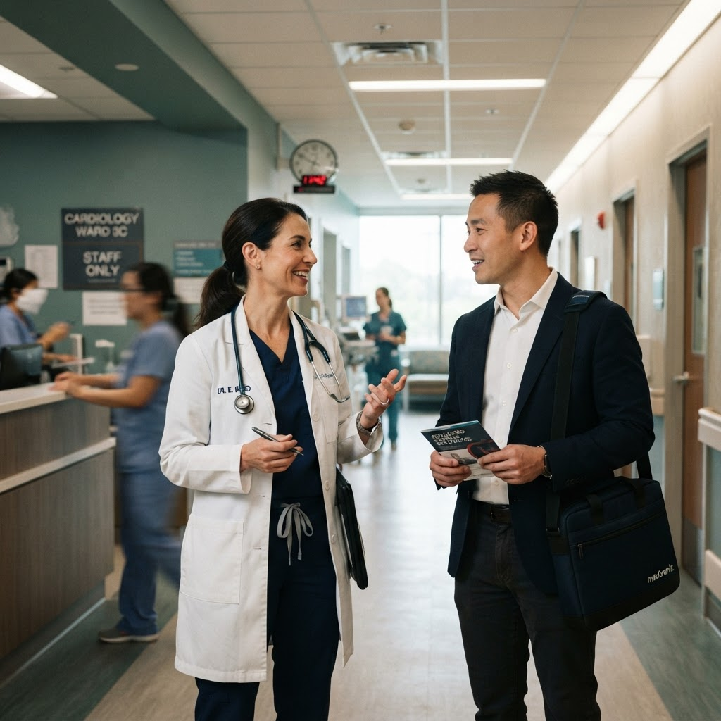Healthcare & Life Sciences sales professionals at work