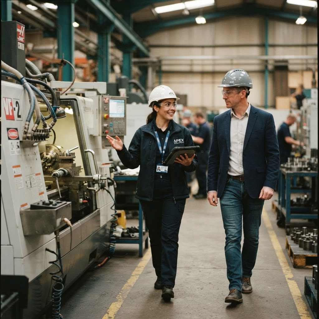 Manufacturing & Industrial sales professionals at work