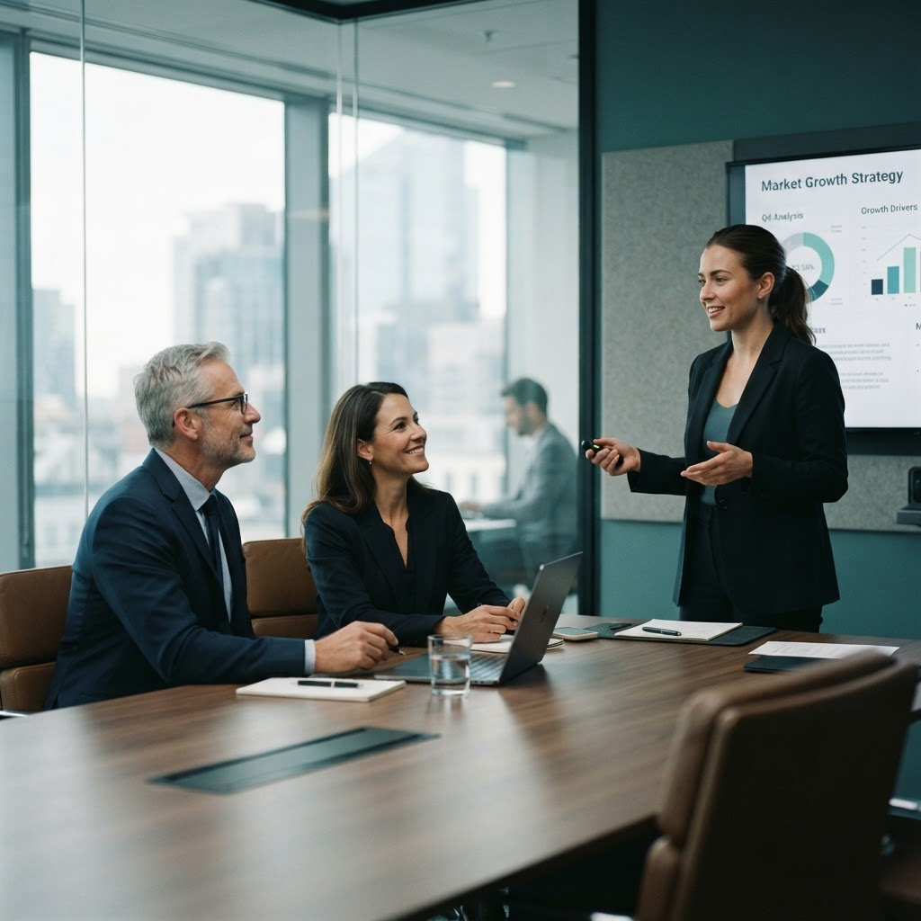 Professional Services sales professionals at work