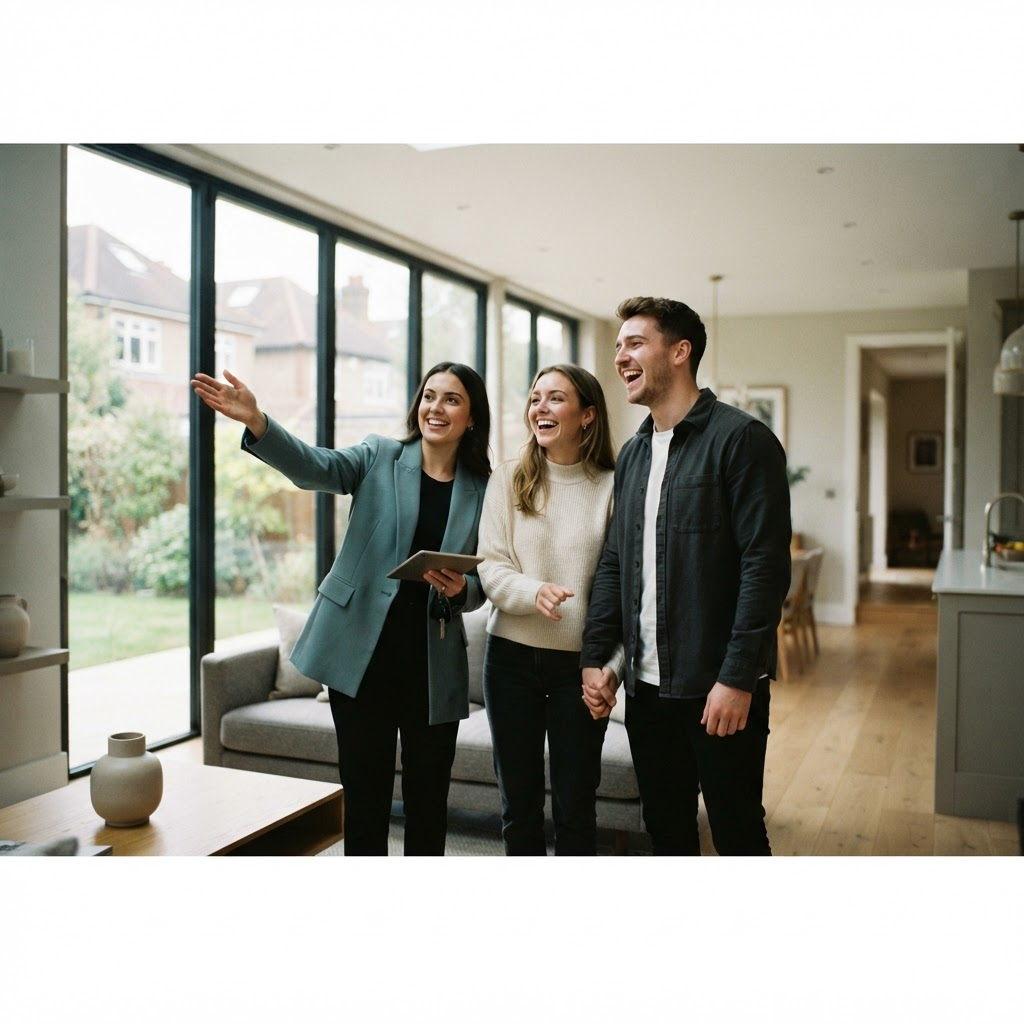 Real Estate sales professionals at work
